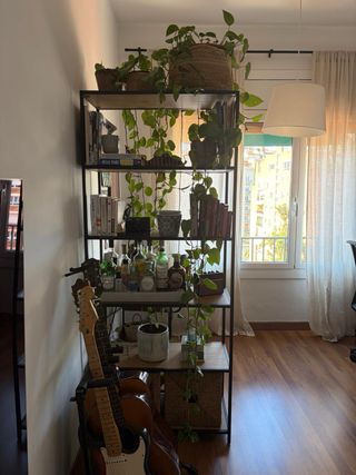 Estantería Industrial Metal y Madera