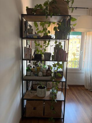 Estantería Industrial Metal y Madera