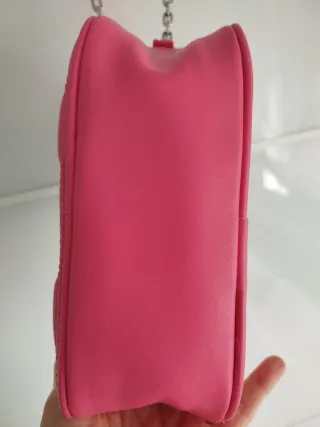 Bolso Zara Azul Cadena Dorada + regalo bolso rosa