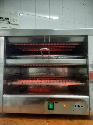 Tostador industrial acero inoxidable