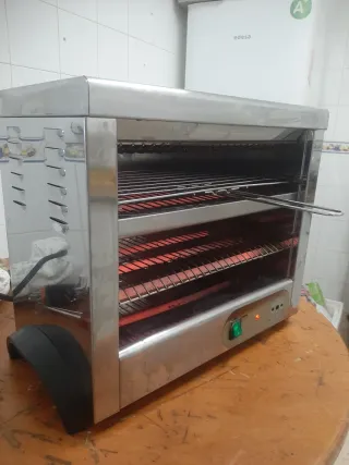 Tostador industrial acero inoxidable