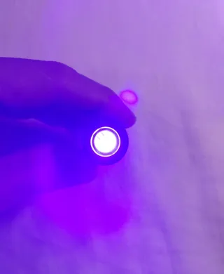 Mini Torcia lampada LED UV USB tattica pesca