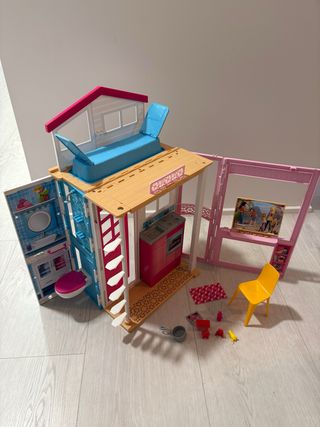 Casa Muñecas Barbie + 4 Mini Barbies