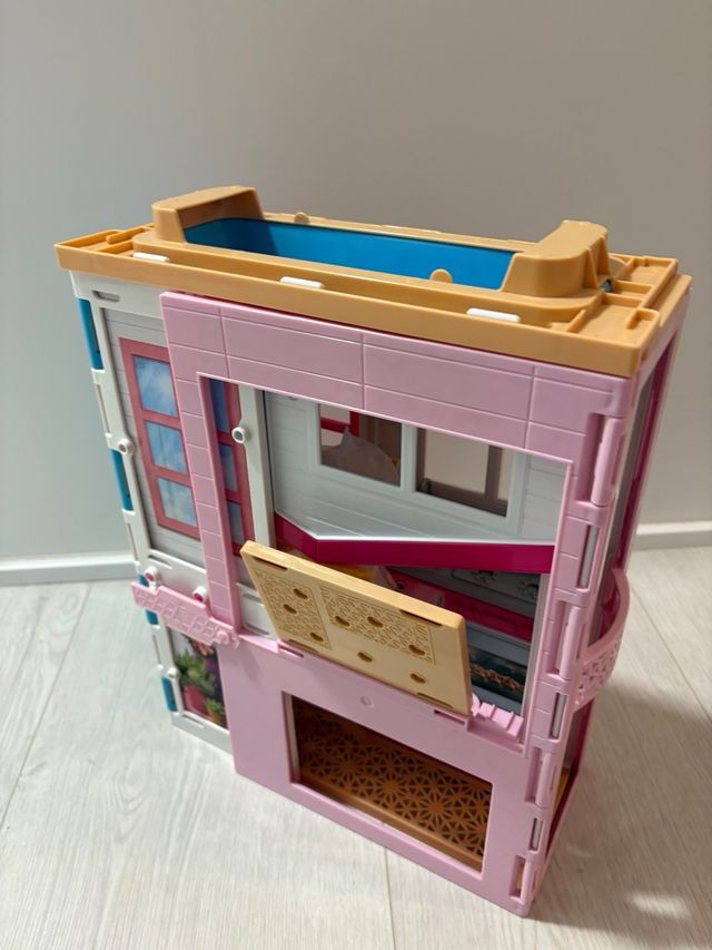 Casa Muñecas Barbie + 4 Mini Barbies