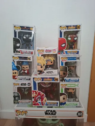 Lote Funko Pop Star Wars, Marvel, Naruto