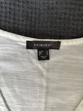Mono corto blanco Primark