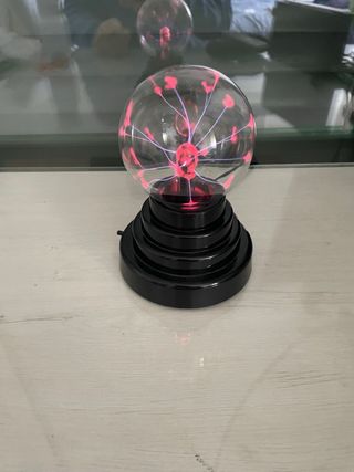 Lámpara Plasma Tesla Negra