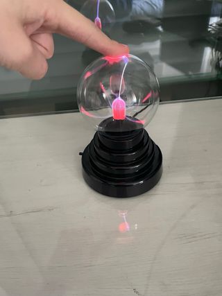 Lámpara Plasma Tesla Negra