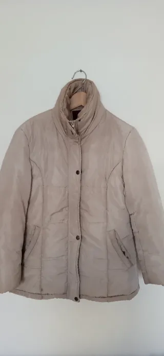 Chaquetón anorak beige