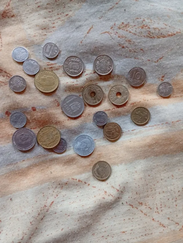 Lote monedas España