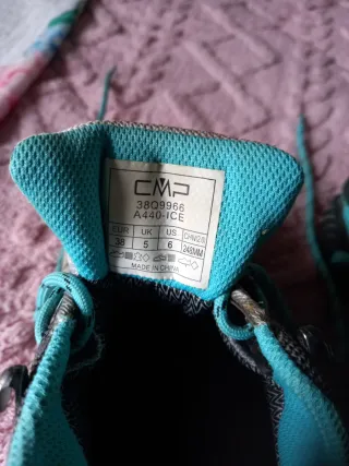 Zapatillas Trekking CMP Gris/Turquesa