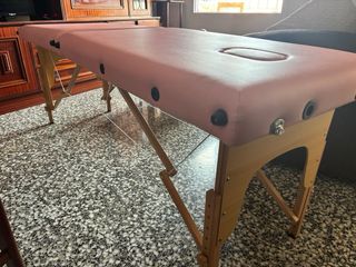 Camilla de masaje rosa