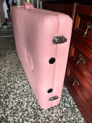 Camilla de masaje rosa