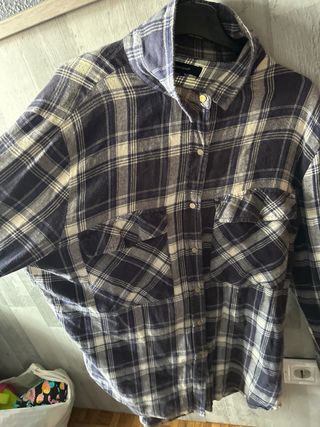 Camisa Abercrombie & Fitch cuadros L(ofertaaaaa)