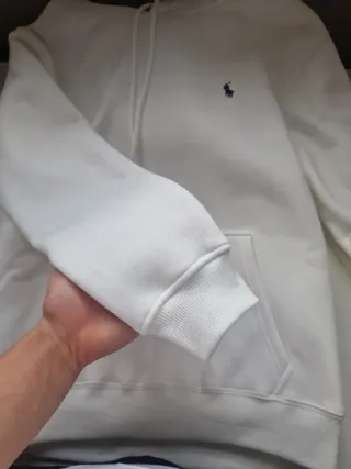 Sudadera Ralph Lauren Blanca