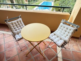 Mesa y 2 Sillas Terraza Maison du Monde