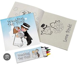 Lote 12 Libros Actividades Niños Boda