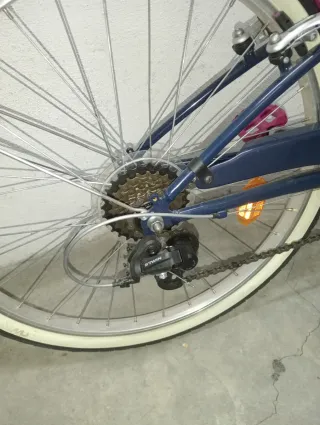 Bicicleta niña Decathlon BTWIN rosa/azul