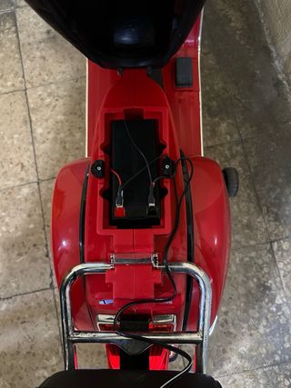Moto Eléctrica Infantil Roja 12v