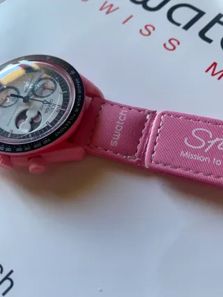 Swatch x Omega Mission Pink Moonphase