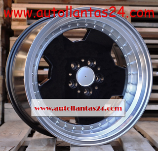 JUEGO DE 4 LLANTAS MERCEDES 8851 BLACK MET