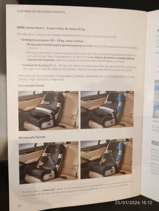 Silla Coche BMW Junior Seat I-II