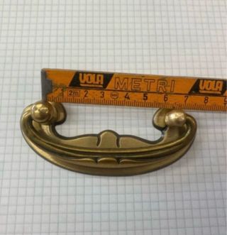 Maniglie in ottone assortite nuove