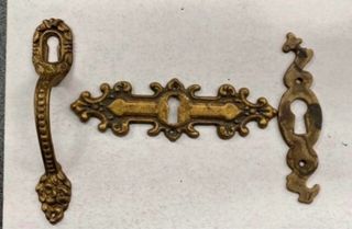 Maniglie in ottone assortite nuove