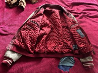 Cazadora Chevignon Cuero Vintage Talla L