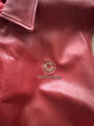 Cazadora Chevignon Cuero Vintage Talla L