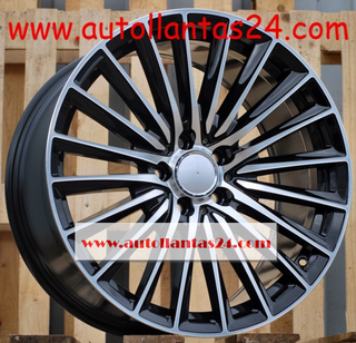 JUEGO DE 4 LLANTAS MERCEDES 8853 BLACK MET