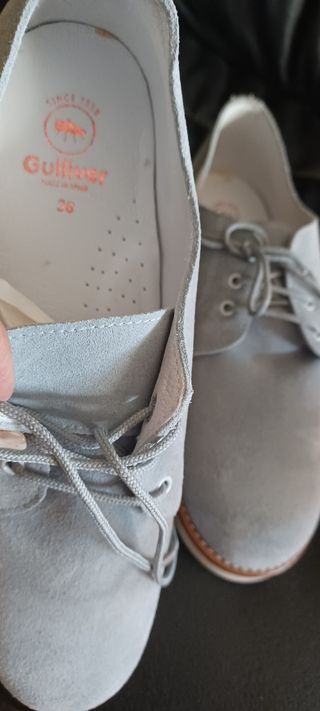 Zapatos de niño T.38 Piel Gris