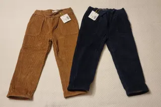 2 Pantalones de pana pana niño 2-3 años