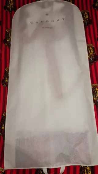 Vestido de comunión coconut blanco con detalles.