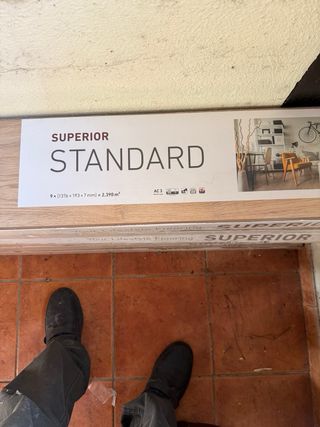 Lastroni rettangolari di parquet