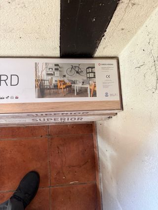 Lastroni rettangolari di parquet