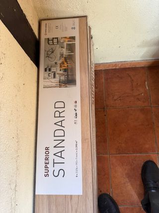 Lastroni rettangolari di parquet