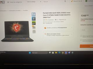 Ordenador portatil MSI GL65 9SEK