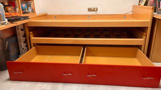 Cama nido con somier y cajones