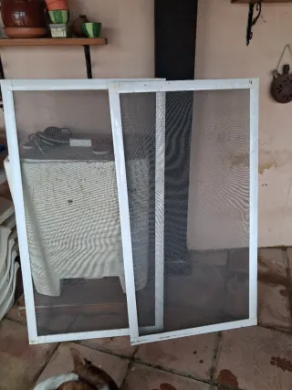 Mosquiteras blancas para ventanas medidas 1310X715