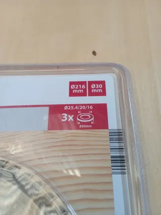 Disco sierra circular Kreator 216mm 60T