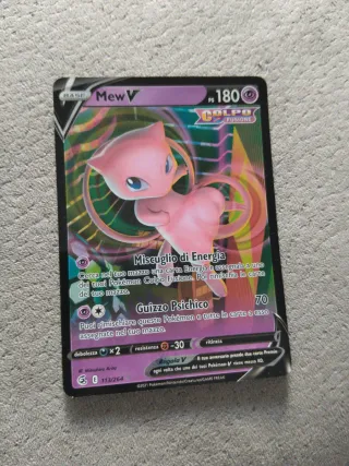 Carta Pokemon Mew V 113/264 Colpo Fusione