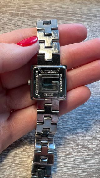 Reloj Vintage Gucci Plata y Blanco