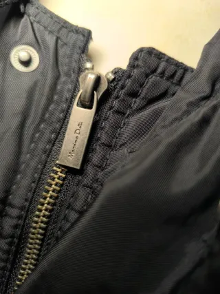 Abrigo Massimo Dutti Negro