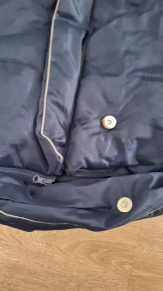 Saco invierno carrito bebé azul