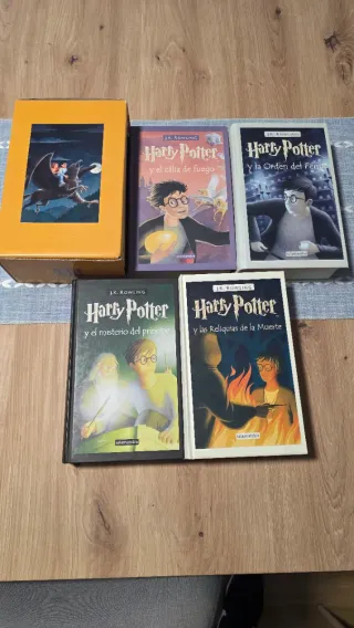 Primera edicion libros harry potter salamandra