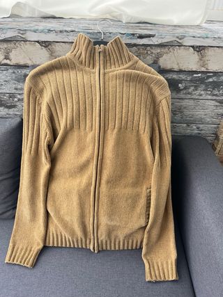 Chaqueta Cortefiel Beige Cremallera