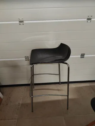 4 Sgabelli Alti Neri