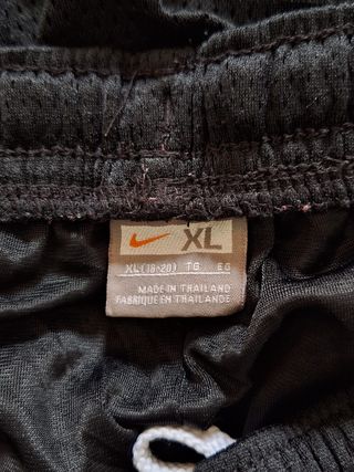 Nike Vintage Mesh Track Pants Black White