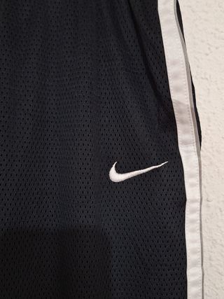 Nike Vintage Mesh Track Pants Black White